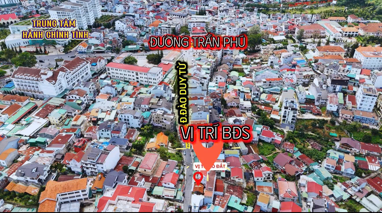 Cần tiền Bán gấp Đất Mặt Tiền kinh doanh đường Đào Duy Từ, P4, Đà Lạt giá chỉ 7.5 tỷ - Ảnh 1